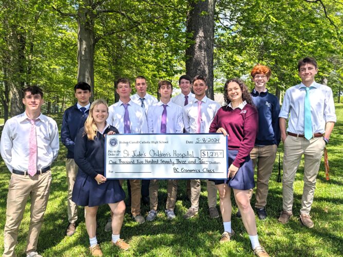 BCCHS donates to St. Jude's